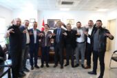 Gemlik Beşiktaş Taraftarları Derneği, Belediye Başkanı Şükrü Deviren’i  ziyaret etti.