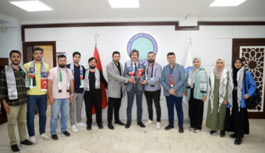 BUÜ Rektörlüğü’nden “Filistin” hassasiyeti