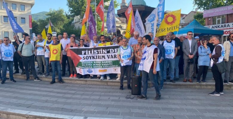 SAVAŞ VE İNSANLIK SUÇUNA KARŞI SESİMİZİ YÜKSELTELİM, MÜCADELEYİ BÜYÜTELİM!