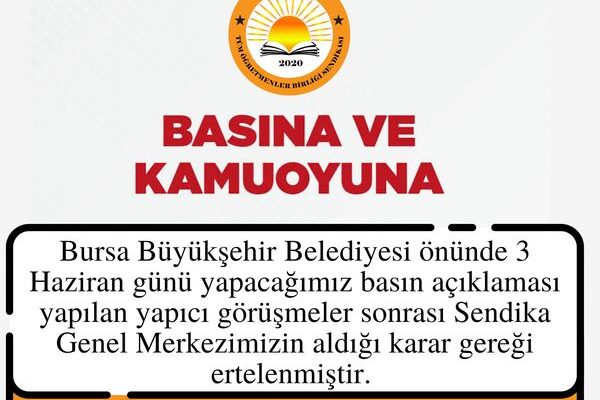 TÖB-SEN VE BÜYÜKŞEHİR BELEDİYESİ ARASINDA UZLAŞMA ÇIKTI