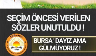 TÖBSEN Bursa; “Bursa’dayız ama Gülmüyoruz” TÖBSEN Bursa; “Bursa’dayız ama Gülmüyoruz”