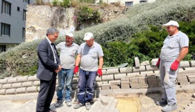 Eski İtfaiye Bayırı’na merdiven kolaylığı
