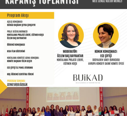 BUİKAD NOKTALAMA PROJESİ SERTİFİKA TÖRENİ