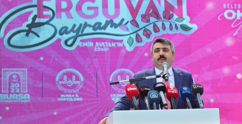 ERGUVANLAR ÇİÇEK AÇTI BURSA’YI ERGUVAN BAYRAMI HEYECANI SARDI
