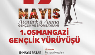 Haluk Levent’in katılımıyla ‘Osmangazi Gençlik Yürüyüşü’