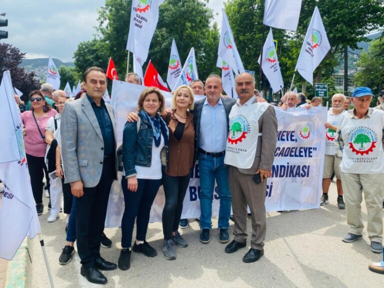 Emekli Emekçiler Mitingde Buluştu