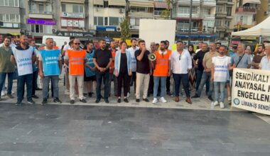 BORUSAN İŞÇİSİNE HALKTAN BÜYÜK DESTEK