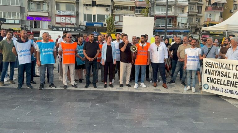BORUSAN İŞÇİSİNE HALKTAN BÜYÜK DESTEK
