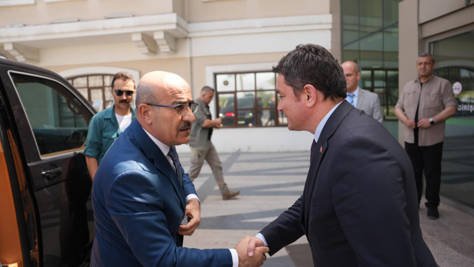 Vali Demirtaş’tan Başkan Aydın’a iade-i ziyaret