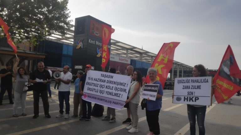 HKP’den Büyük İşçi Direnişine Saygı Duruşu