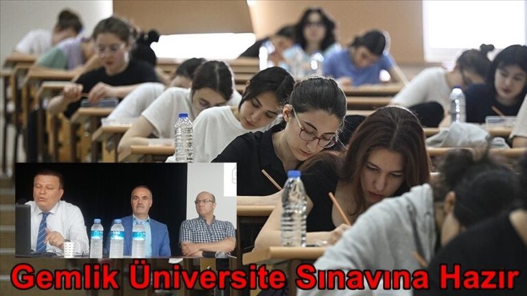 Gemlik, 6463 Adayın Gireceği Üniversite Sınavına Hazır