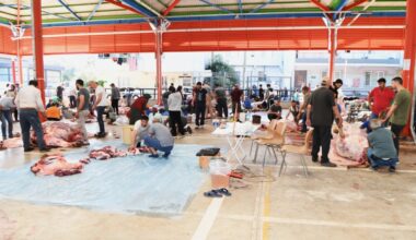 Kurbanlıklar hijyenik ortamlarda kesildi Kurbanlıklar hijyenik ortamlarda kesildi