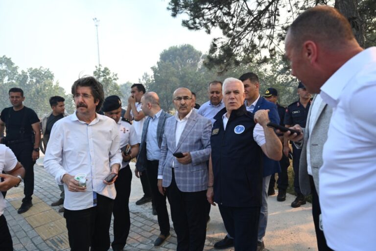 Bursa’da yangın seferberliği sürüyor