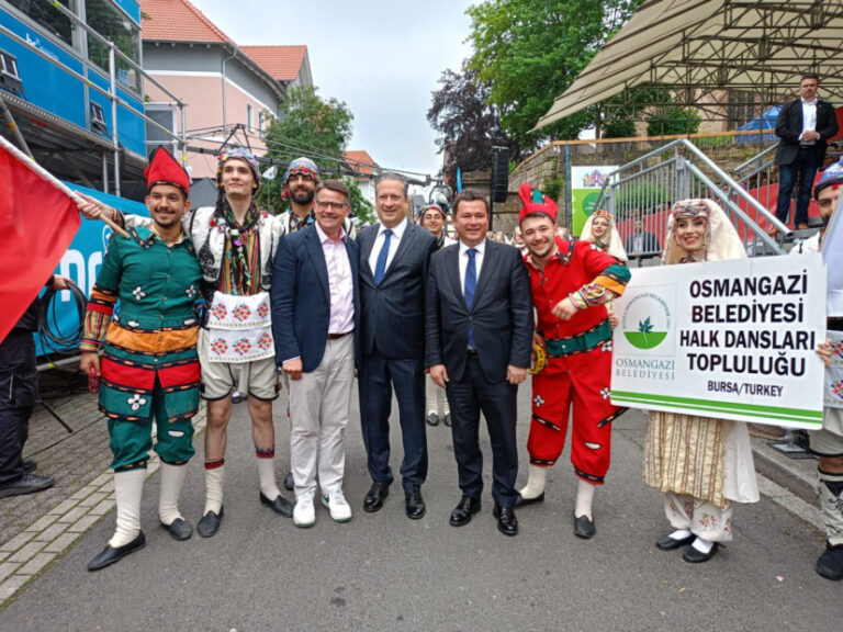 Başkan Aydın’dan Almanya’da kardeşlik köprüsü