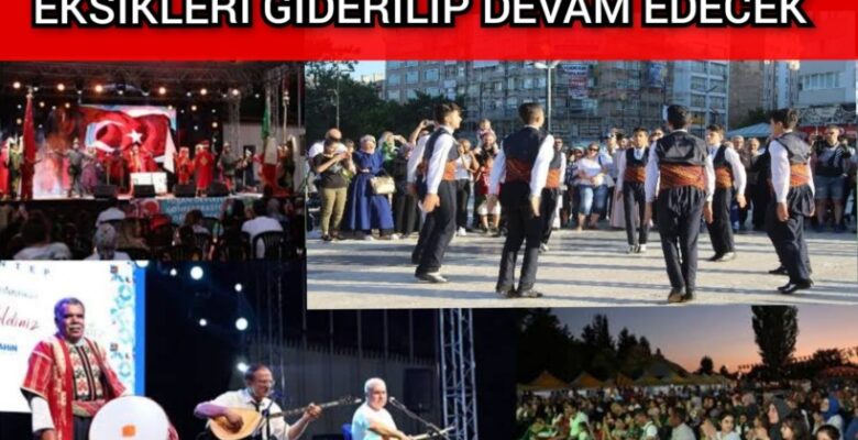 SEDAT AKKUŞ: HEMŞEHRİ DERNEKLERİ FESTİVALİ DEVAM EDECEK