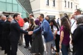 Başkan Aydın personel ile bayramlaştı