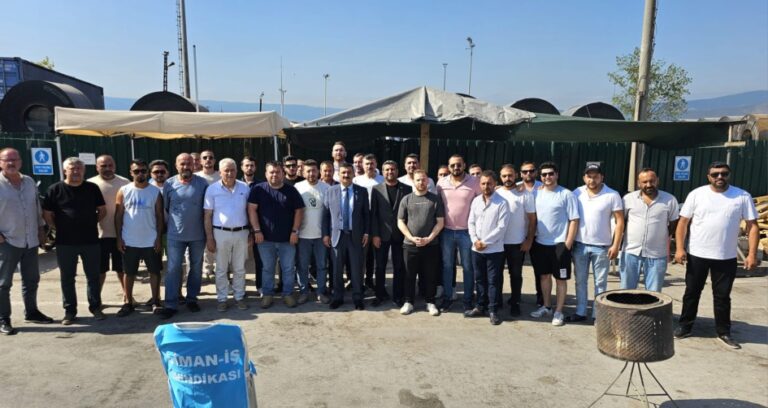 İYİ Parti’den Eylemdeki Liman İşçilerine Ziyaret