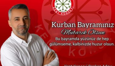 Kent Konseyi Başkan Adayı Sedat Akkuş’tan Kurban Bayramı Mesajı