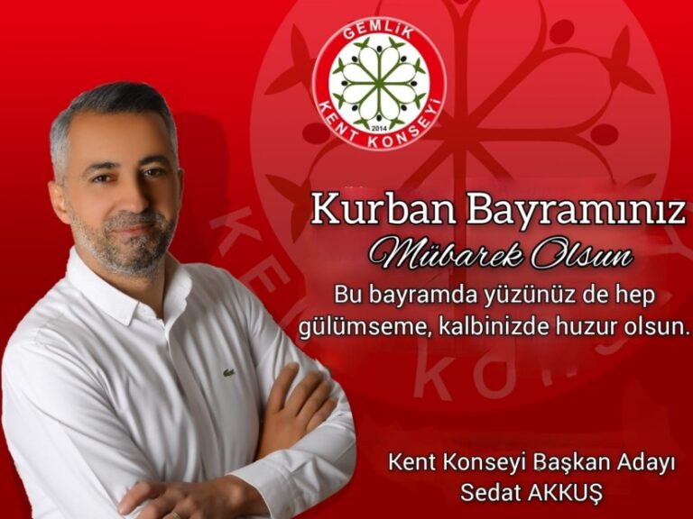 Kent Konseyi Başkan Adayı Sedat Akkuş’tan Kurban Bayramı Mesajı