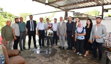 BAŞKAN ERDEM’DEN ŞEHİT AİLESİNE ANLAMLI ZİYARET