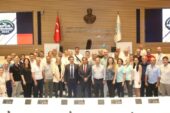 Spor Şenlikleri’nde görev alanlara teşekkür plaketi