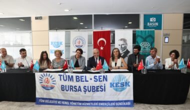 Nilüfer Belediyesi’nde toplu iş sözleşmesi sevinci