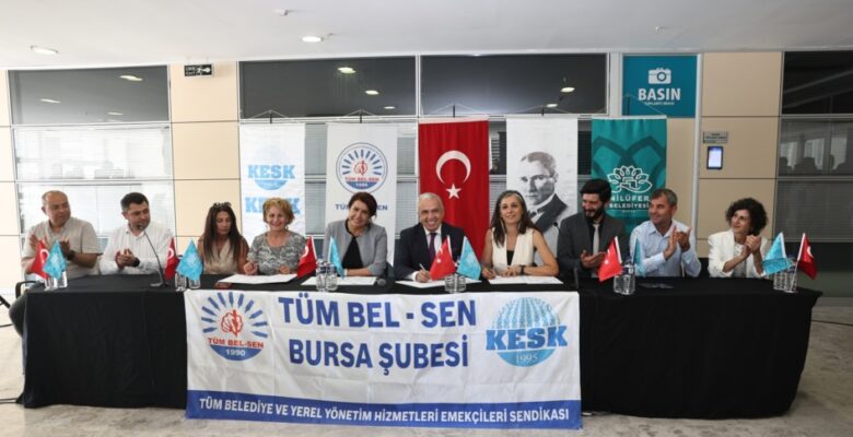 Nilüfer Belediyesi’nde toplu iş sözleşmesi sevinci