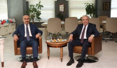 Vali Mahmut Demirtaş’tan Başkan Şadi Özdemir’e ziyaret