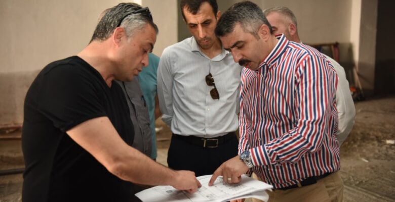 BAĞLARALTI PAZAR ALANI’NDA SON RÖTUŞLAR