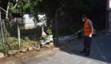 YILDIRIM’DA İLAÇLAMA ÇALIŞMALARI DEVAM EDİYOR