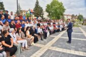 BAŞKAN ÖZEL BELEDİYE PERSONELİYLE BAYRAMLAŞTI