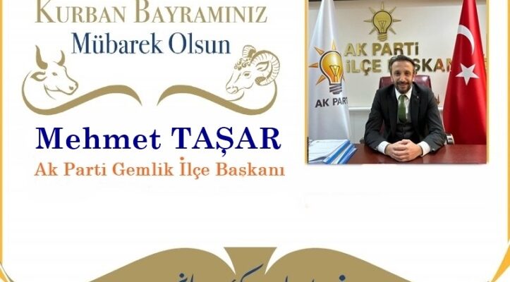 Ak Parti Gemlik İlçe Örgütü Kurban Bayramınızı Kutlar