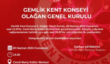 3 Adaylı Kent Konseyi Seçimi 29 Haziran’da Yapılacak