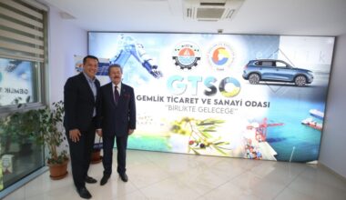 Cavit Çağlar Gemlik TSO ‘yu Ziyaret Etti
