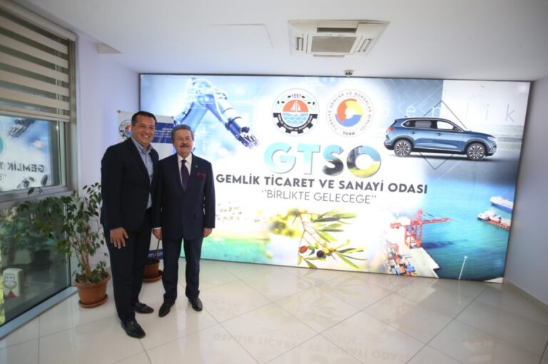 Cavit Çağlar Gemlik TSO ‘yu Ziyaret Etti