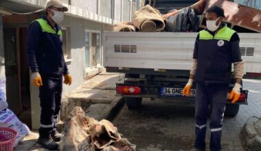 Çöp eve belediye operasyonu