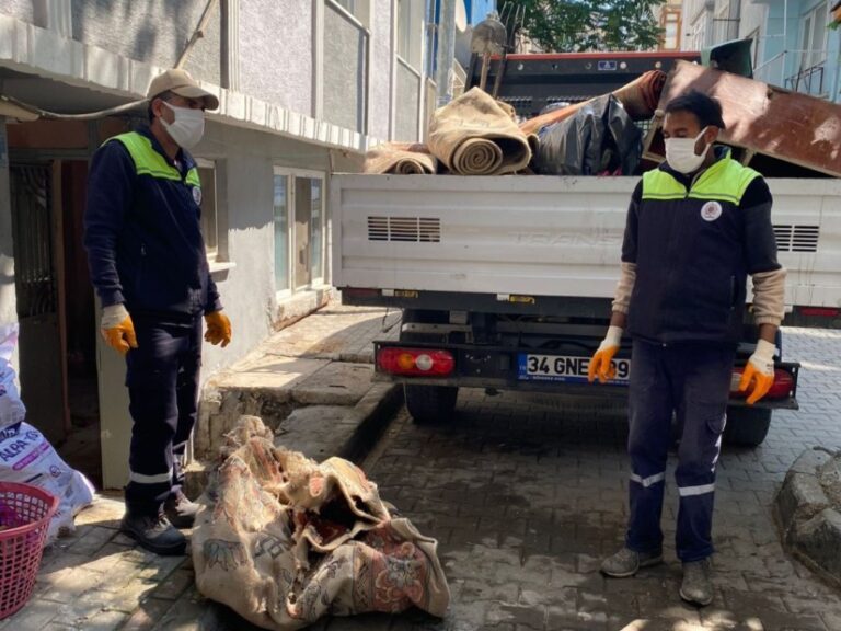 Çöp eve belediye operasyonu