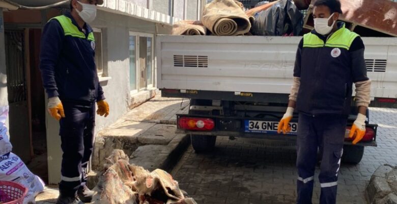 Çöp eve belediye operasyonu