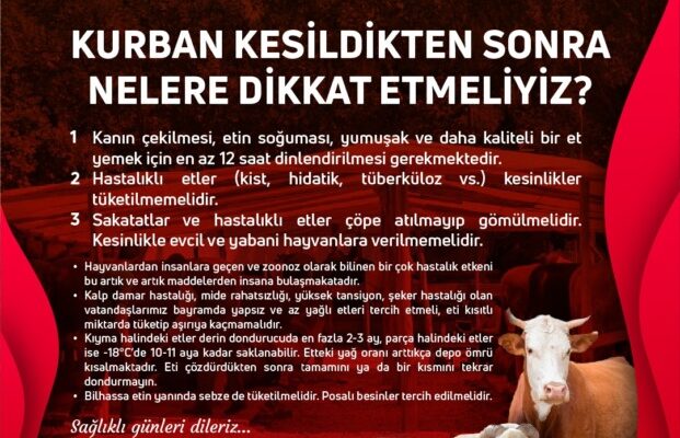Gemlik Belediyesi’nden Kurban Bayramı Uyarıları