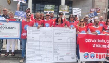 Eğitim İş’ten Bakan Tekin ve Müdür Alireisoğlu’na ‘Kırık Karne’