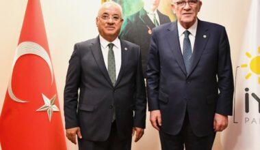 DSP Genel Başkanı Aksakal’dan İYİ Parti Genel Başkanı Dervişoğlu’na Hayırlı Olsun Ziyareti