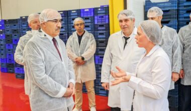 Bursa Vali Demirtaş, Kardelen’de   Kestane Şekeri Üretimini İnceledi