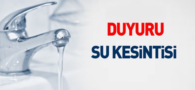 BURSA’DA SU KESİNTİSİ
