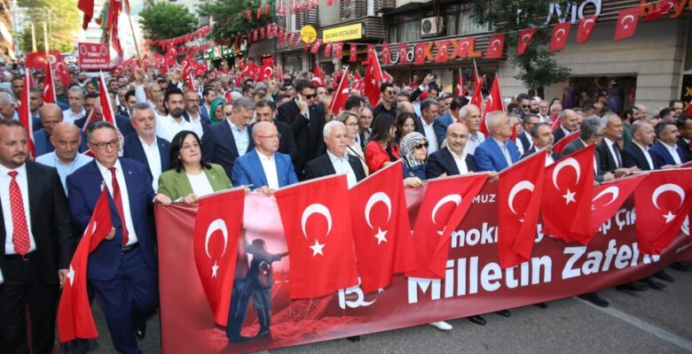 15 Temmuz Bursa’da törenlerle anıldı