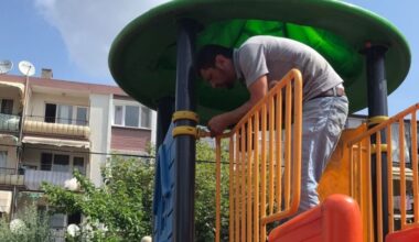 Çocuk Parklarına Bakım Hamlesi
