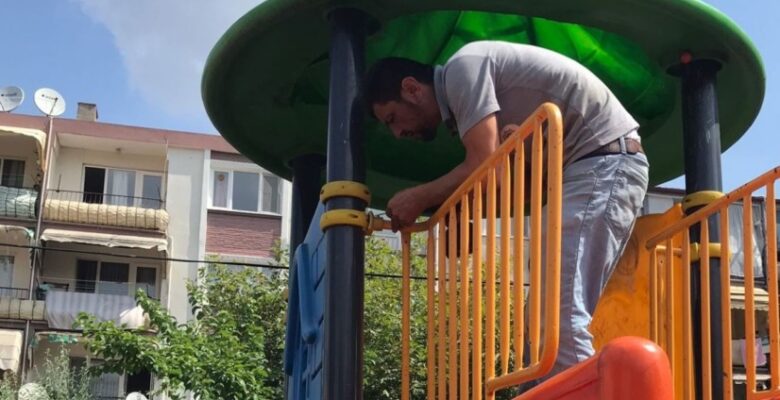Çocuk Parklarına Bakım Hamlesi