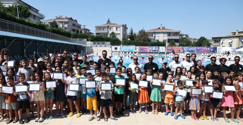 Yaz Spor Okulları’nda sertifika heyecanı