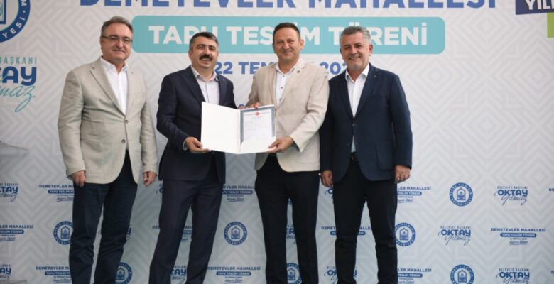 YILDIRIM’DA TAPU SEVİNCİ