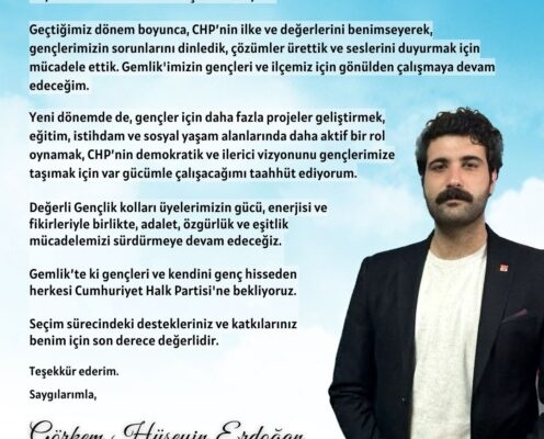 Görkem Hüseyin Erdoğan’dan Adaylık Açıklaması