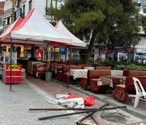 Kumla’ya kurulan gastro yöresel yemekler çadırına esnaf ve odadan tepki